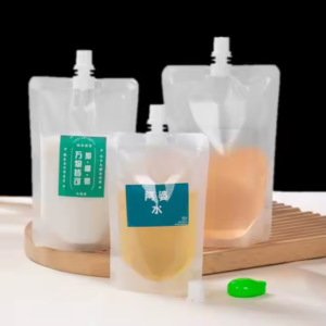 Custom Liquid Frosted Stand up Pouches