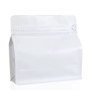 Custom Stand up Flat Bottom Zipper Coffee Storage Bag