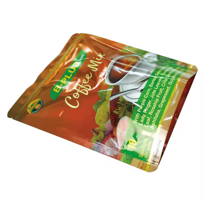 Plastic Colorful Custom Printing Three Side Seal Empty Stand up Pouch - Image 5