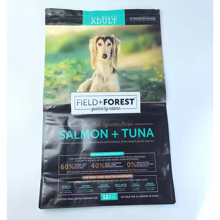 Customized Printed Resealable Pet Dog Food Packaging Bag - 图片 4