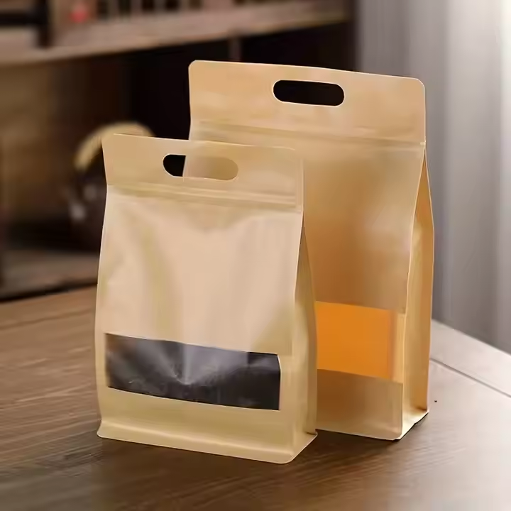 Custom Aluminum Foil Dog Cat Plastic Flat Bottom Bag - 图片 3