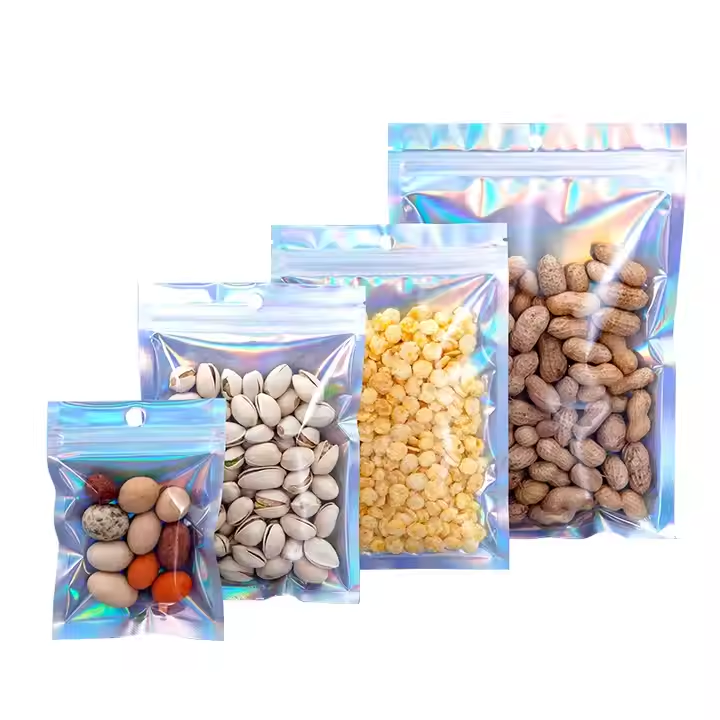 Laser Holographic Foil Transparent Opaque Bag - Image 3