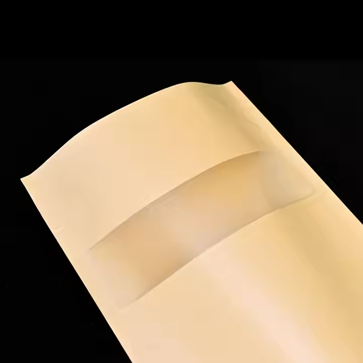 Kraft Paper Stand-Up Pouch with Window and Zipper - Image 3
