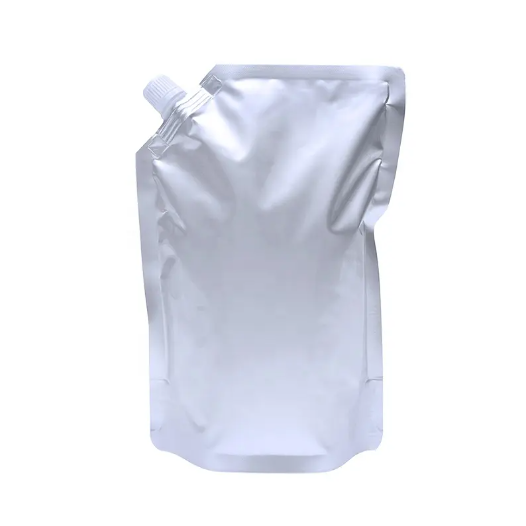 Plastic Liquid Storage Sack Custom Reusable Spout Stand Pouch - Image 4