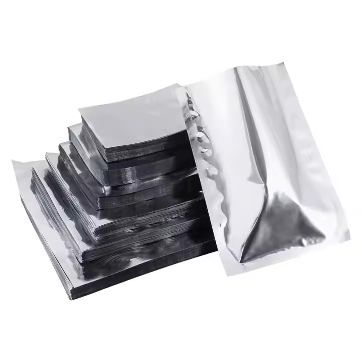 Food Vacuum Aluminized Three Side Seal Bags